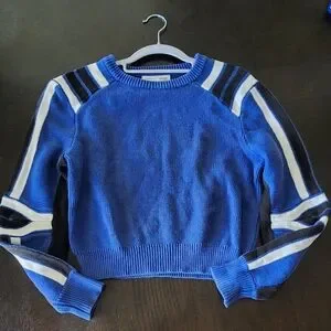 Rebecca Minkoff Sweaters Blue Striped Womens Sweater Rebecca